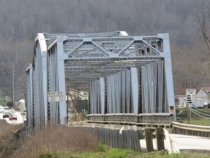The Blue Bridge at Garrison has been closed for a replacement project. Motorists are urged to exercise safety in utilizing the detours around the project area. - Randy Jamison Photo