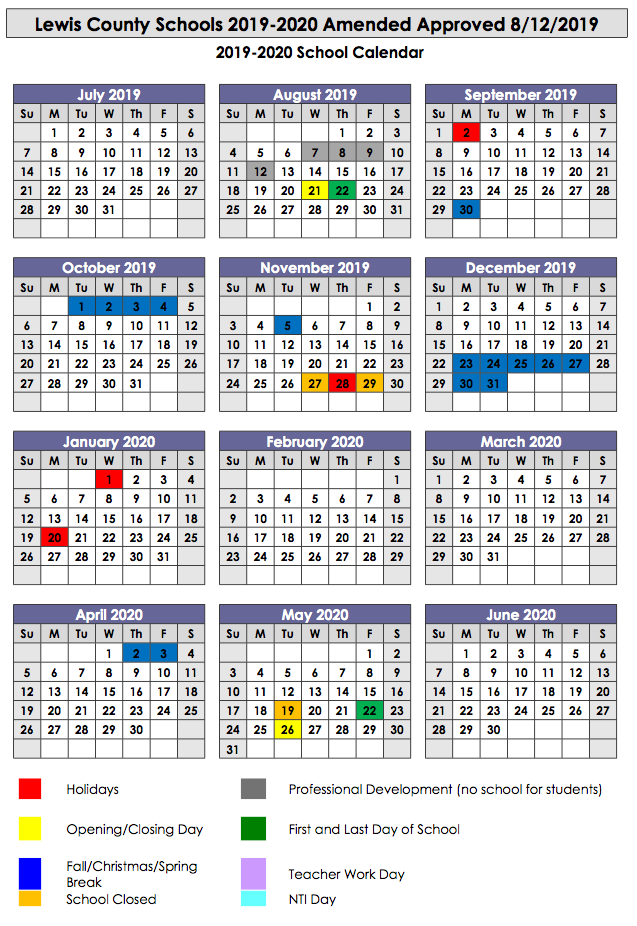 board-of-ed-amends-school-calendar-the-lewis-county-herald