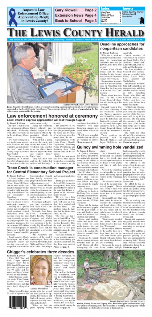 Sample E edition The Lewis County Herald